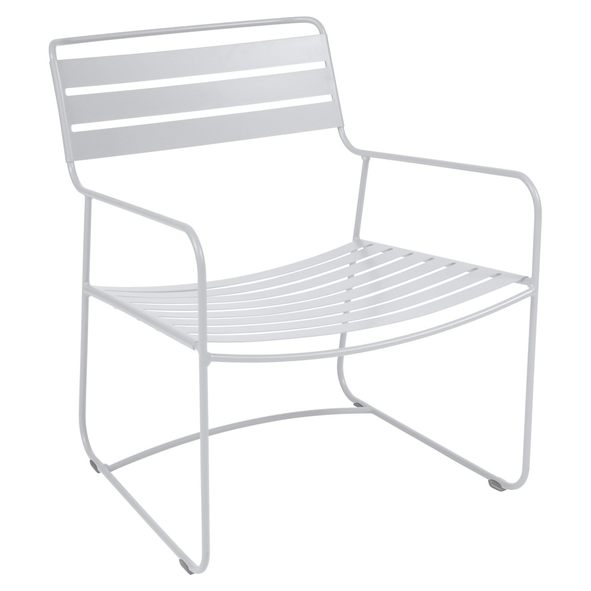 Fermob Suprising Fauteuil bas Surprising lounger sans repose pieds Blanc L 72 x l 62 x H70cm