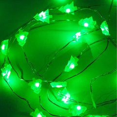   Guirlande Int. LED mini Sapins à piles 30L  200cm