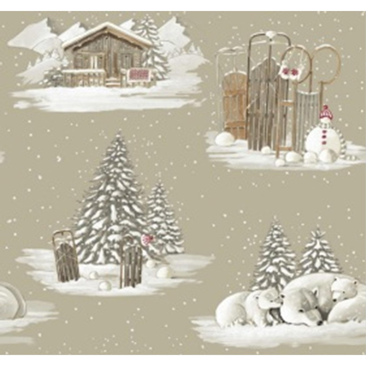 Thevenon BLANC COMME NEIGE Tissu au mètre Blanc comme Neige Blanc de Meudon laize 280 cm