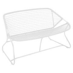 Fermob Sixties Banquette Sixties Blanc L 118 x l 64 x H72cm