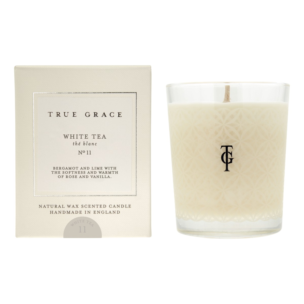 True Grace VILLAGE Bougie parfumée Village Thé blanc  190gr