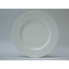  CRYSTAL CHESS Assiette à Diner St.Turf, 27.5cm Blanc 27.5cm