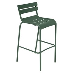 Fermob Luxembourg Chaise haute Luxembourg Vert sapin L 55 x l 45 x H103cm