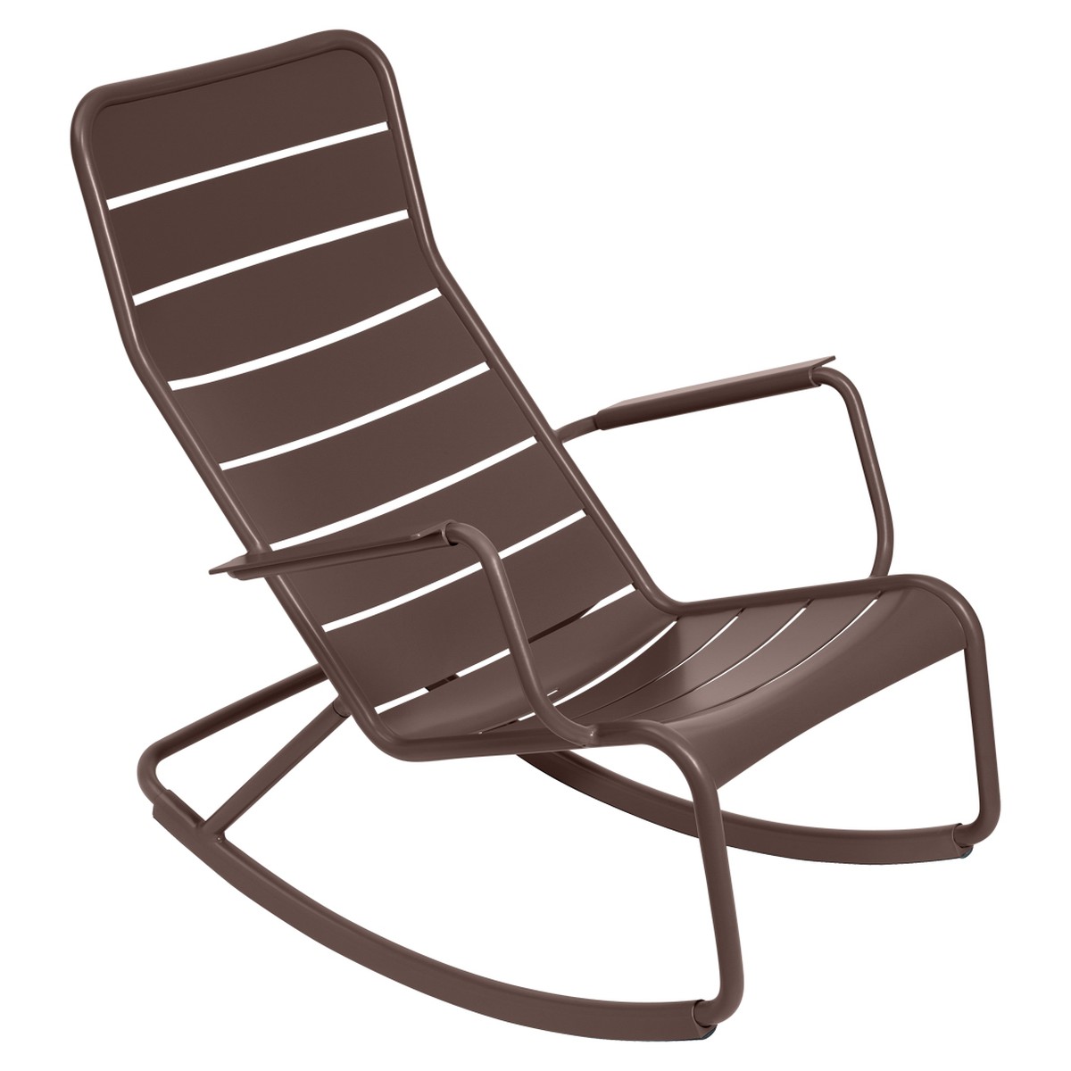 Fermob Luxembourg Rocking Chair Luxembourg Brun rouille L 105 x l 69.5 x H92cm