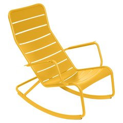 Fermob Luxembourg Rocking Chair Luxembourg Jaune miel L 105 x l 69.5 x H92cm
