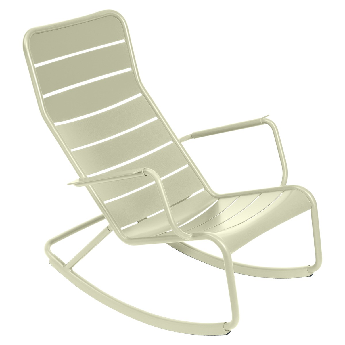 Fermob Luxembourg Rocking Chair Luxembourg Vert tilleul L 105 x l 69.5 x H92cm