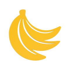 Fermob Envie d'ailleurs Dessous de plat Banane Jaune miel L 23 x l 24.4cm