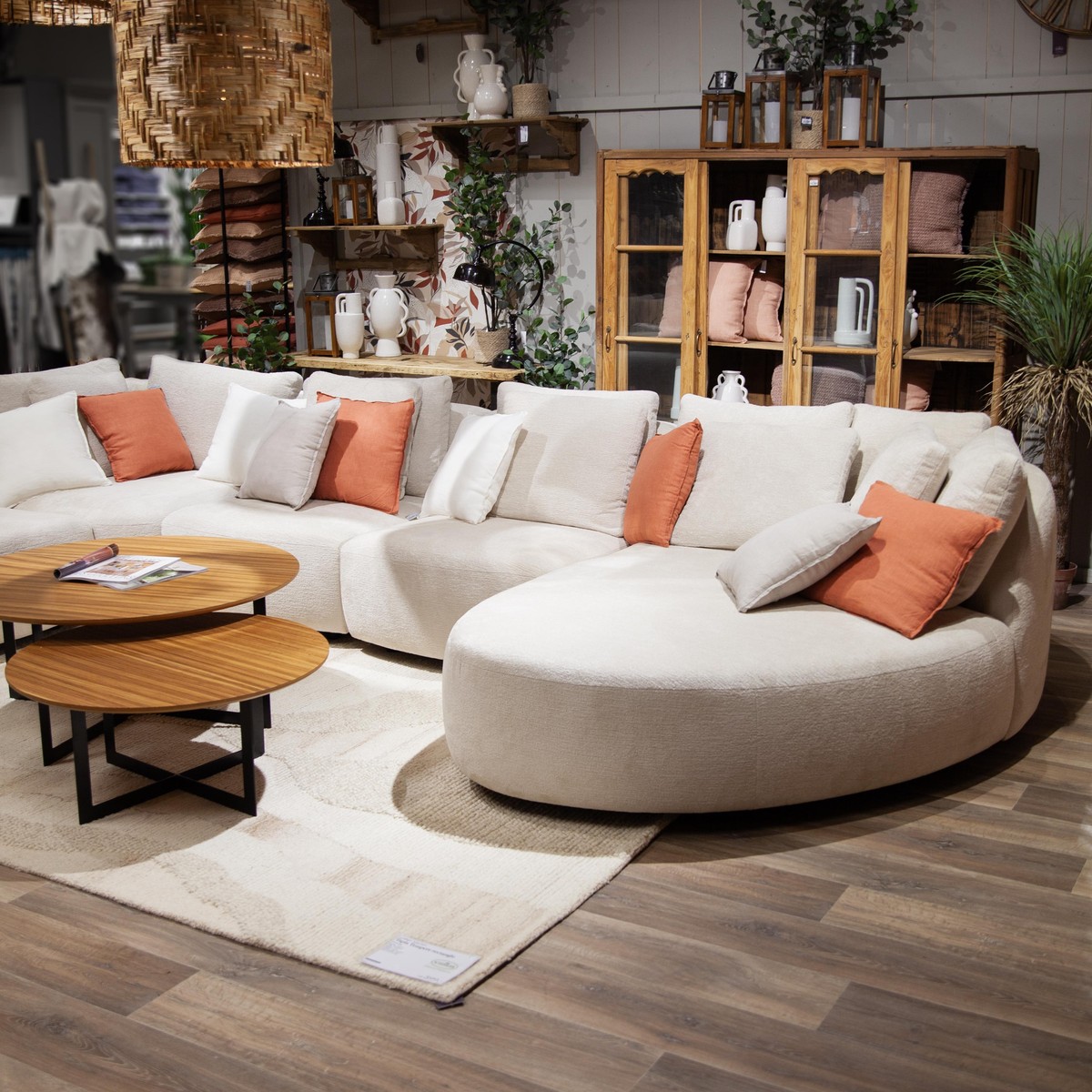 Passe Partout NV Medusa Canapé modulable Medusa Lovely 6 places Multi-couleurs 367x337xH86cm A44cm