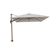 Tierra outdoor Duraflex Parasol Duraflex avec socle à roulettes 3x3 m Beige 300x300 cm