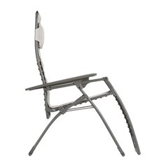 Lafuma Mobilier Futura Fauteuil relax Be Confort Futura Gris souris 