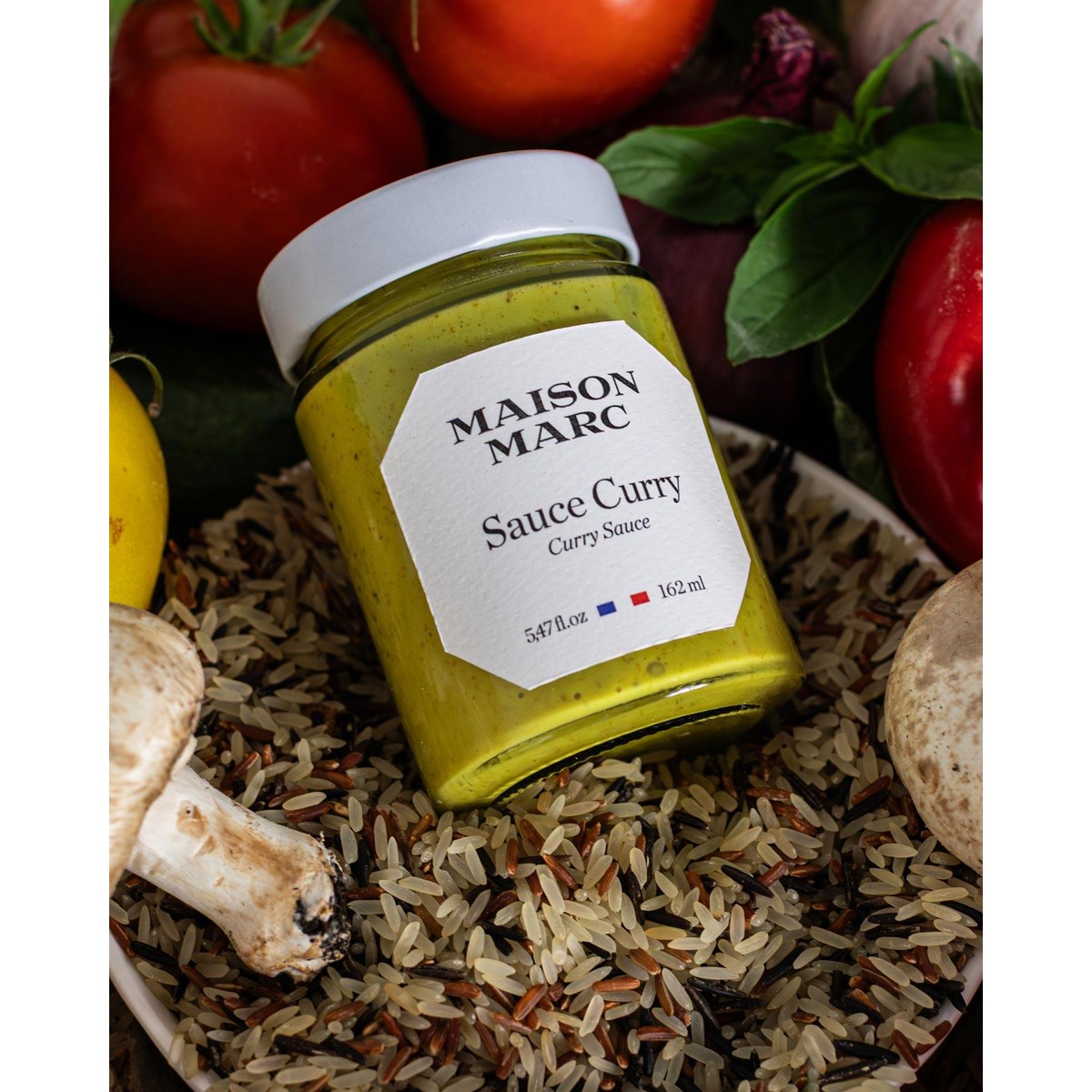Maison Marc  Sauce au curry 175 gr Sans couleur 175gr