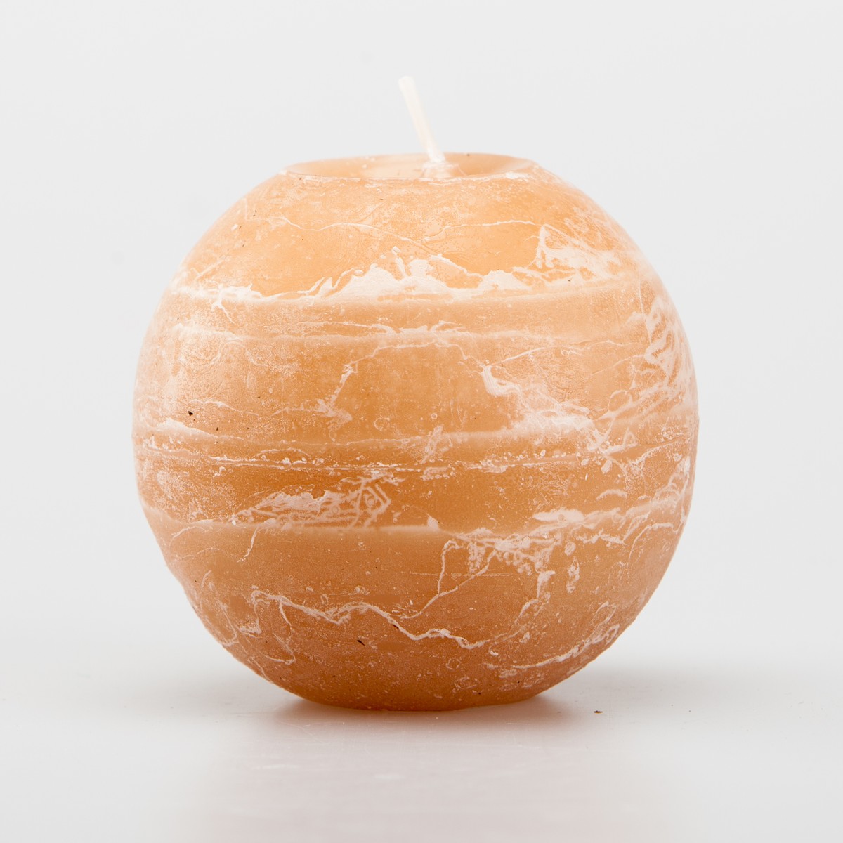   Bougie globe 10cm Brun caramel 10cm