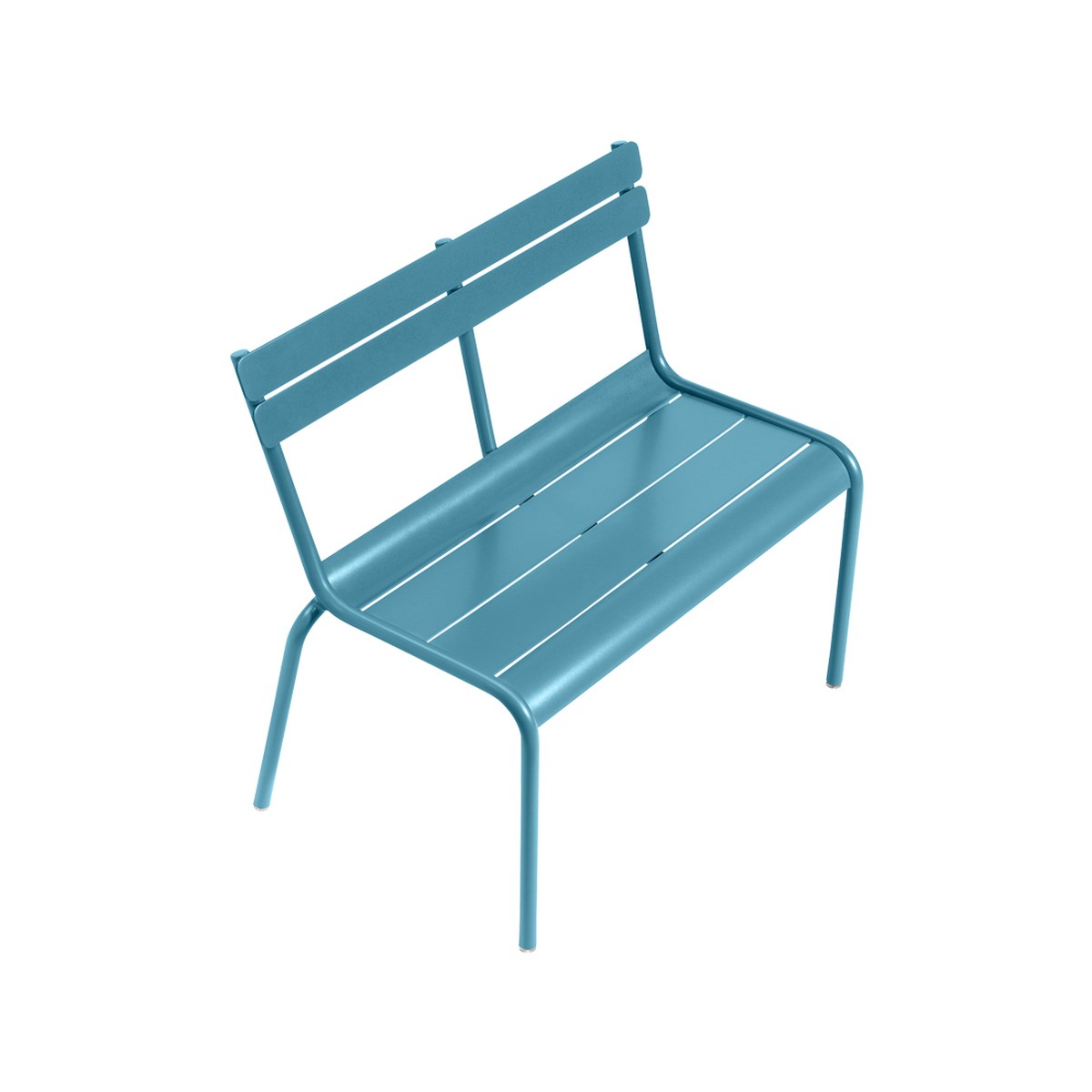 Fermob LUXEMBOURG KID Banc Luxembourg Kid Bleu turquoise 58.5x55cm