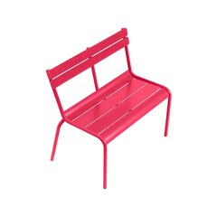 Fermob Luxembourg Kid Banc Luxembourg Kid Rouge rose bonbon L 58.5 x H55cm