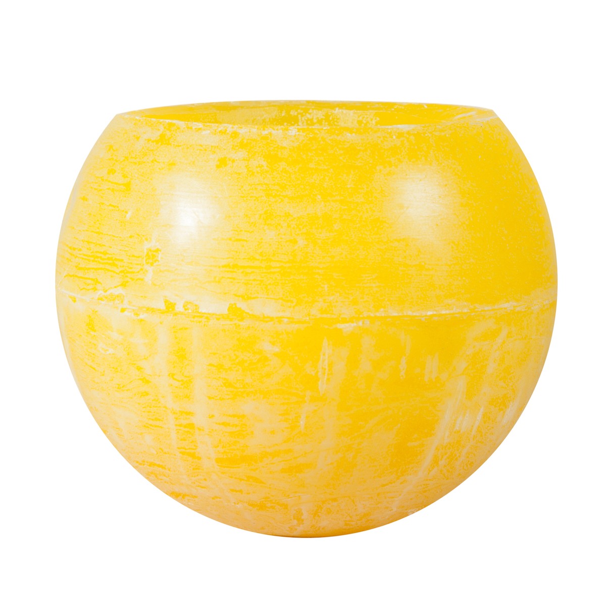   Bougie globe extérieur 16 cm Jaune bouton d’or 16cm