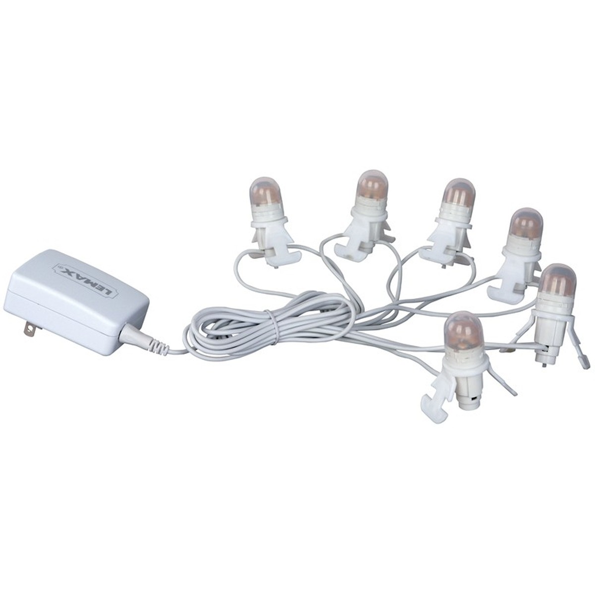 Maquette, Lemax Lampes LED 6 ampoules avec transformateur 4.5V
