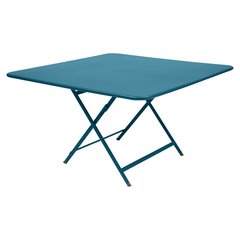 Fermob CARACTERE Table Caractère Bleu turquoise 128x128cm