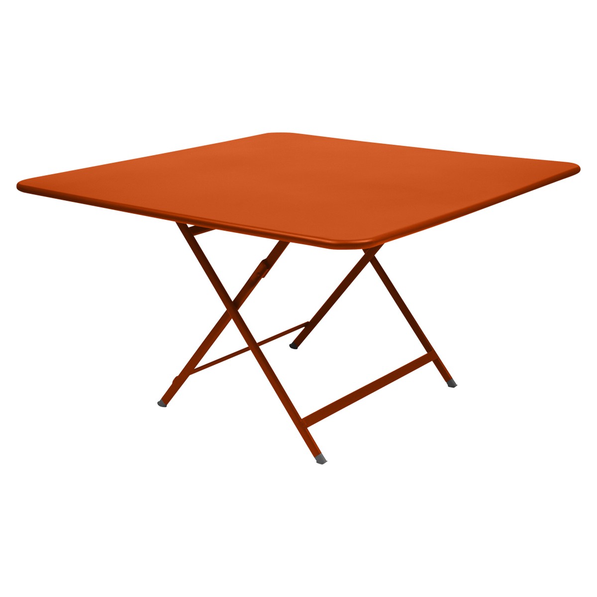 Fermob CARACTERE Table Caractère Orange 128x128cm