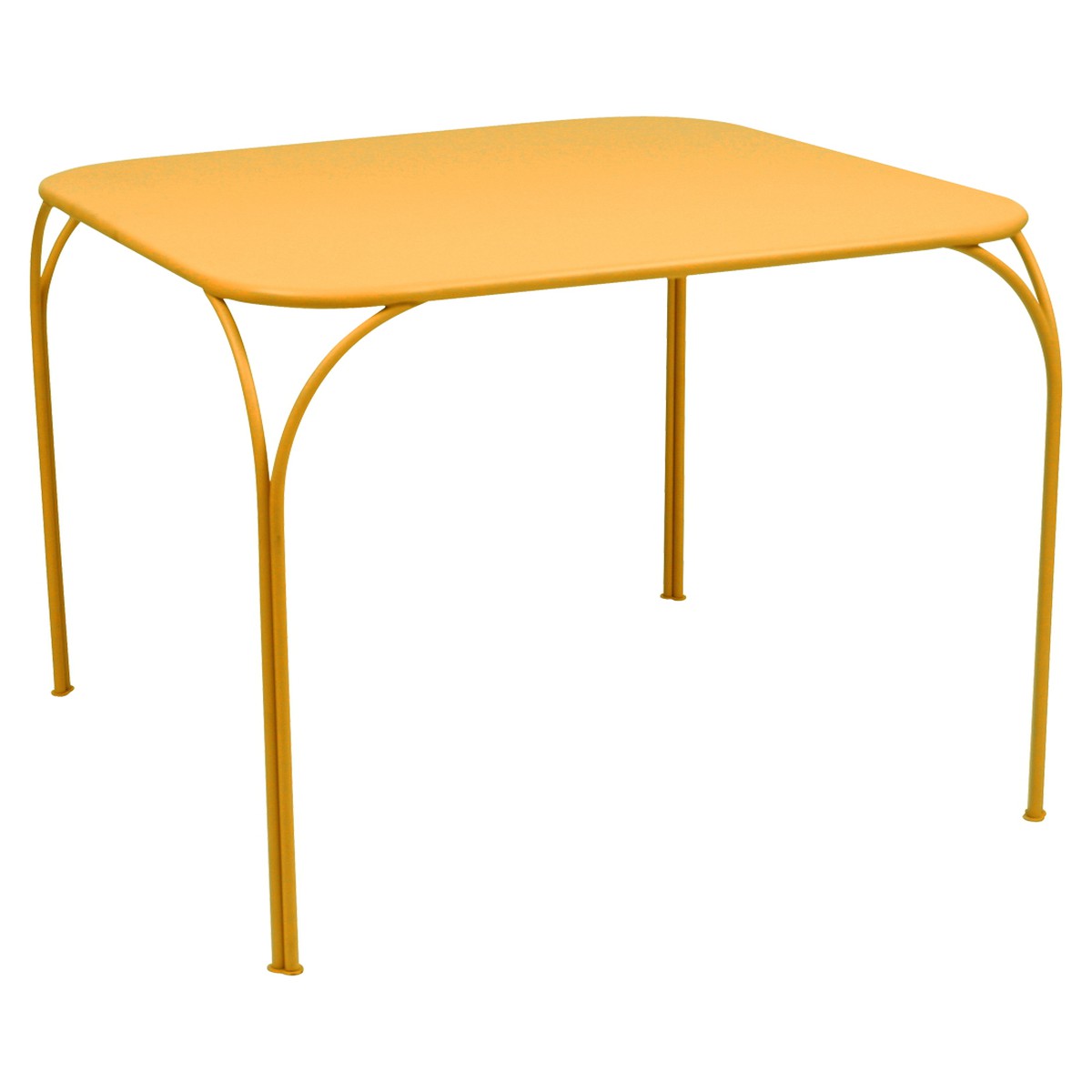 Fermob KINTBURY Table Kintbury carrée Jaune miel 100x100cm