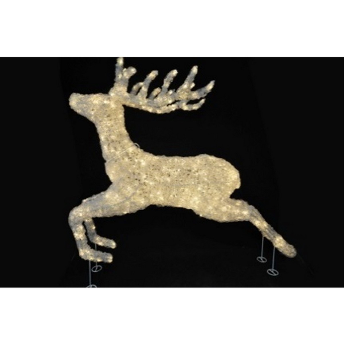   Cerf Lumineux courant Int./Ext. LED chaude 400L.  87x30x132cm