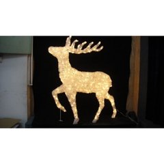   Cerf Lumineux debout Int./Ext. LED chaude 624L.  180cm