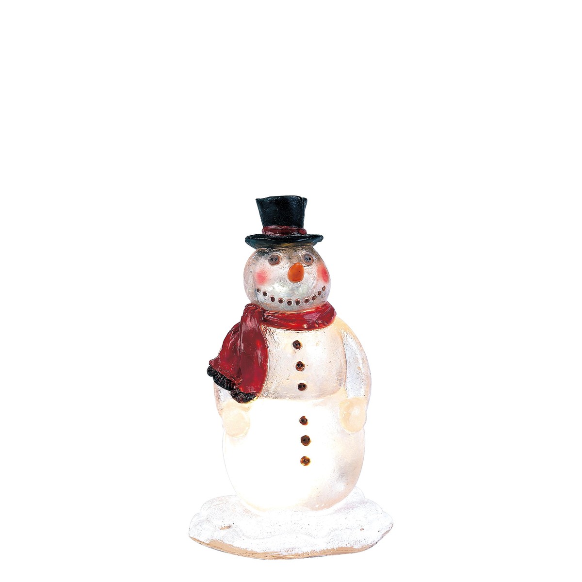 Luville Luville Bonhomme de neige en glace LED  4.5x4.5x8cm