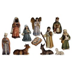   Santons Gloria Sainte Famille 11cm 11 pièces  11cm