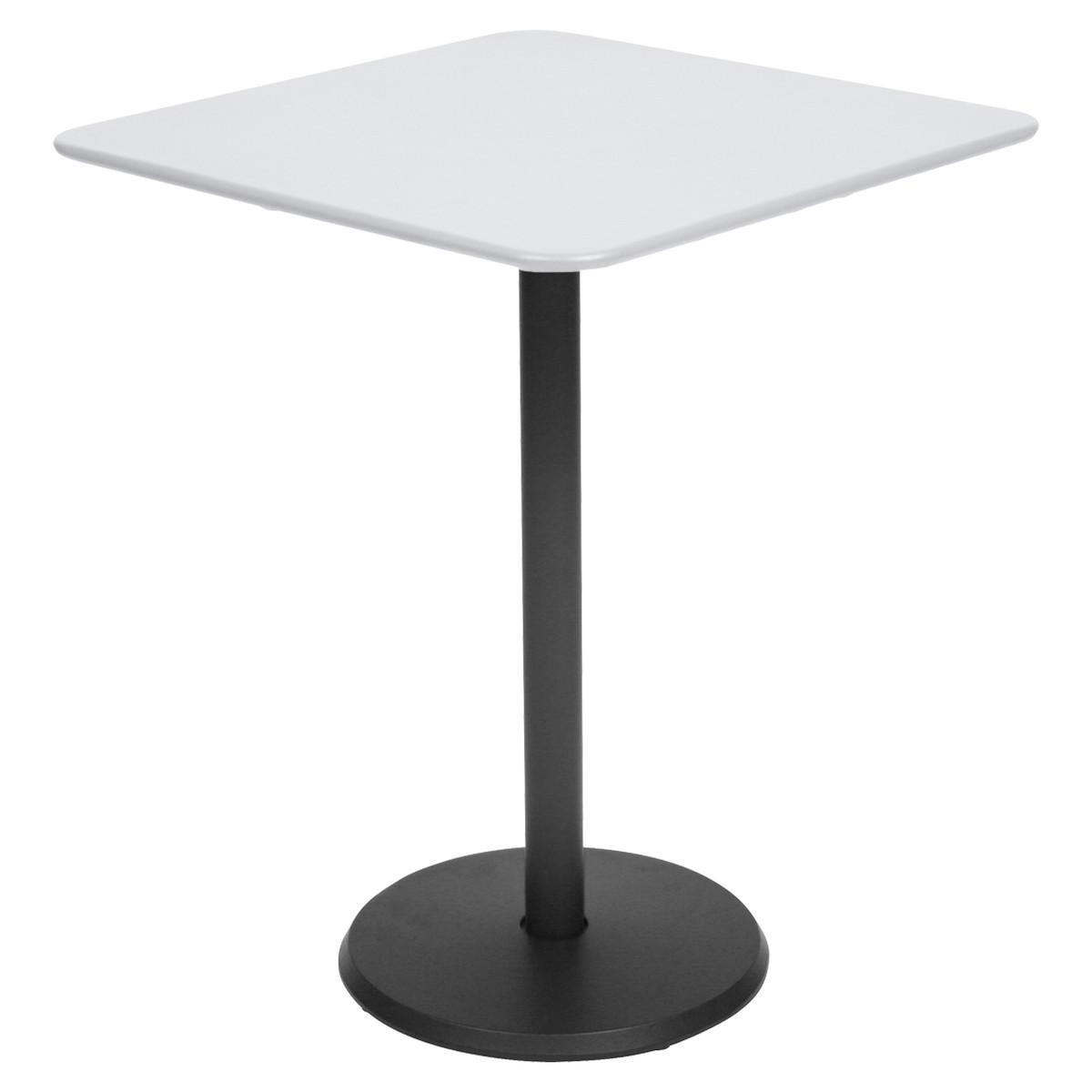 Fermob Concorde Premium Guéridon Carré Concorde Prémium Blanc L 57 x l 57 x H73cm