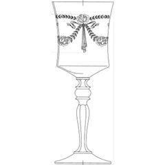  Rosae Verre à vin Rosae Grace  185ml