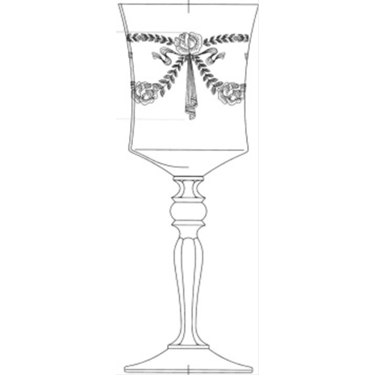  Rosae Verre à vin Rosae Grace  250ml