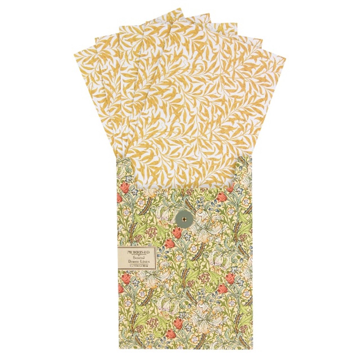  MORRIS & CO Papiers parfumés Golden Lily x5  33.5x50cm