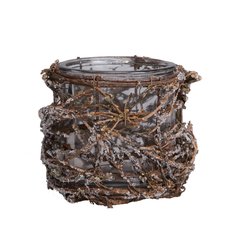   Etoile en branches Anzère avec paillettes  20cm