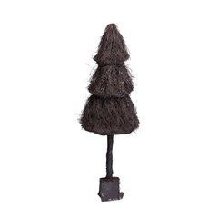   Sapin en Paille grisé avec Paillettes  60cm