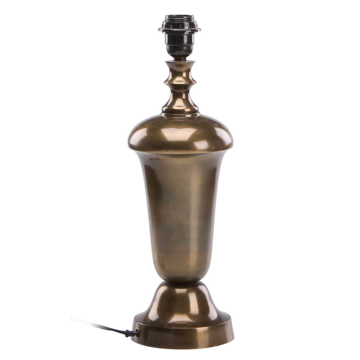   Pied de lampe Amphore Brun bronze 13x13x36cm