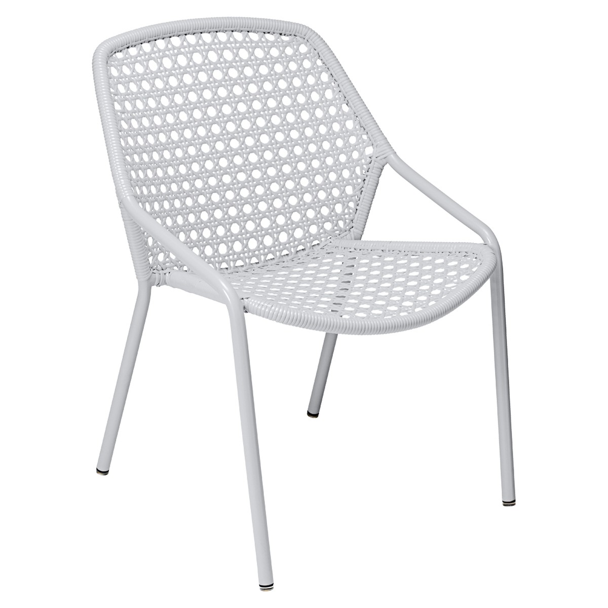 Fermob Croisette Fauteuil Croisette Blanc L 65 x l 65 x H83cm