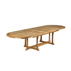 Barlow Tyrie Stirling Table Stirling de salle à manger avec allonges 320 ovale  237cm/319cmx110cmx70.2cm