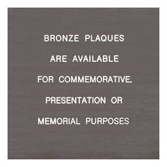 Barlow Tyrie Plaques & Inscriptions Plaque en bronze avec inscriptions  