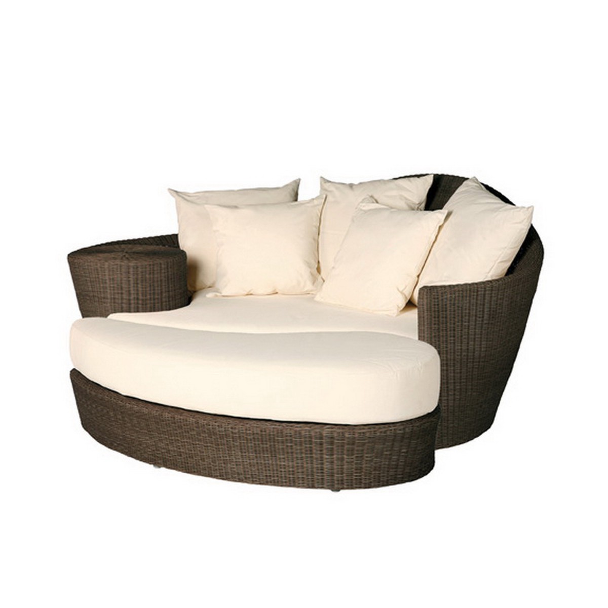 Barlow Tyrie Dune Ensemble Dune Daybed & Repose pied Java inclus coussins 800035/ 800070/800050 Blanc albâtre 