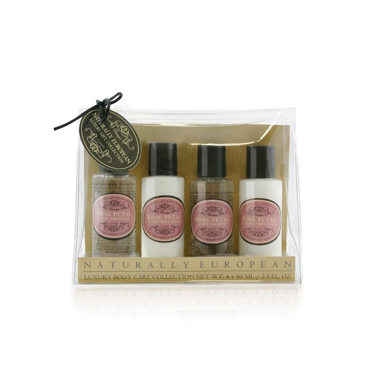 The Somerset Toiletry NATURALLY Travel set rose naturally 4x50ml  4x50ml