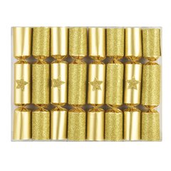 Robin Reed Robin Reed Crackers Gold Glitter Star boite de 8 pièces  15cm