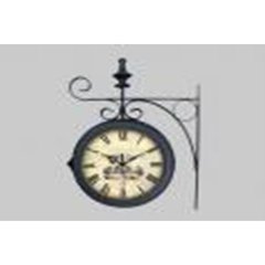   Horloge de gare double face  27x38cm
