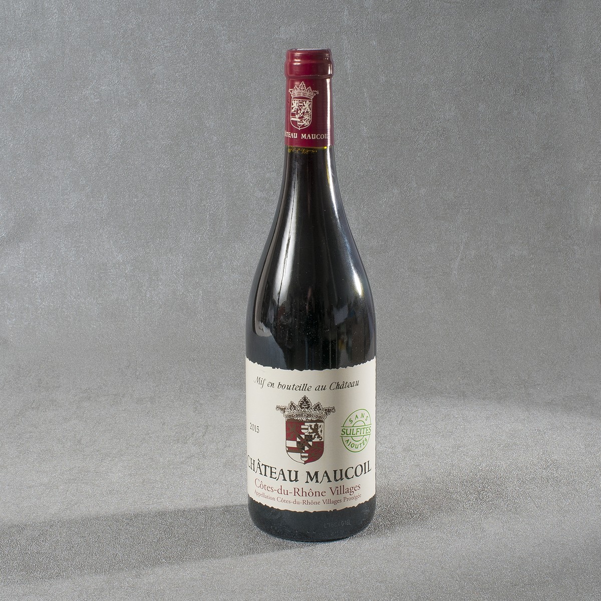   Château Maucoil. Côtes du Rhône Vin Nature Rge Bio 2015  0.75 L