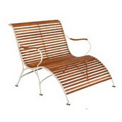 Livingstone Terrasso Martragny Bain de soleil Martragny 2 places Blanc crème 107x107x91cm