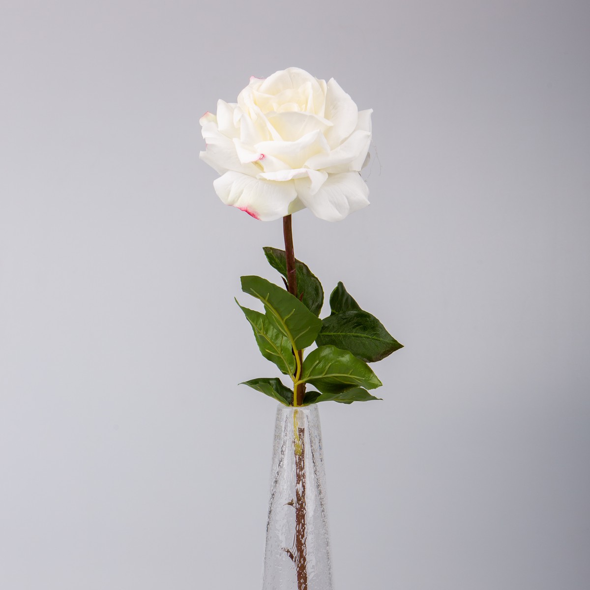   Rose ouverte Blanc 52cm