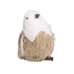   Pinguin Blanc & Or à suspendre  10cmcm