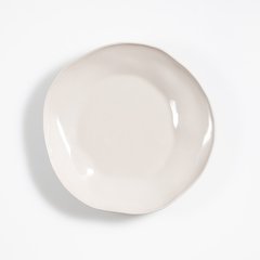 Schilliger Design Wave Assiette à dîner Wave Gris taupe 26x3.5cm