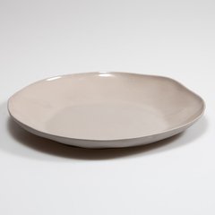 Schilliger Design Wave Assiette à dîner Wave Gris taupe 26x3.5cm