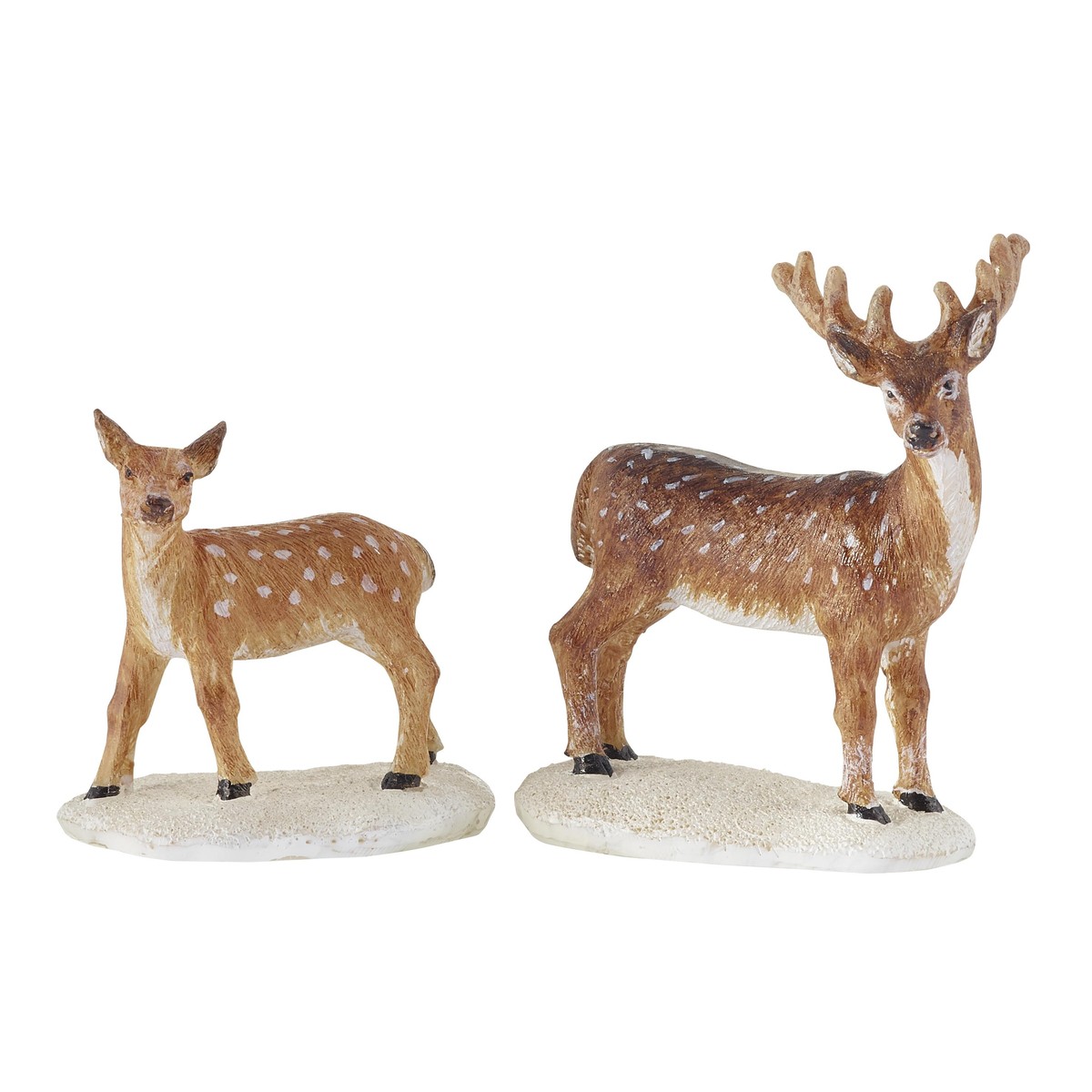 Luville Luville Le cerf et le faon  9,5x6x6,5cm