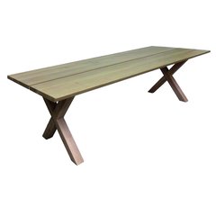   Table Mora Seven ouverte rectangulaire  300x100x77cm