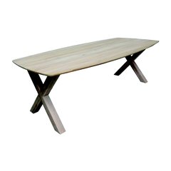   Table Azur Droit ovale  200x110x77cm